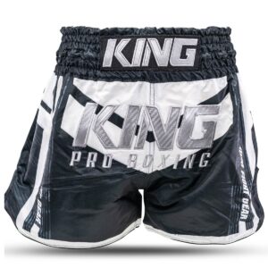 King Kickboksbroek Endurance 4 Zwart/Wit