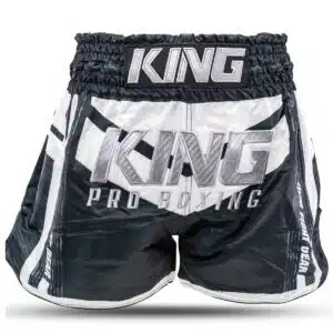 King Kickboksbroek Endurance 4 Zwart/Wit