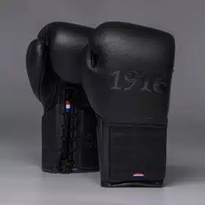 1916 Fight Gear Bokshandschoenen Premium Elite Black/Black Laces
