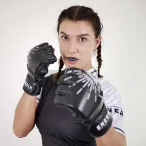 Energia Fight Wear Ranked Rashguard Wit Short Sleeve