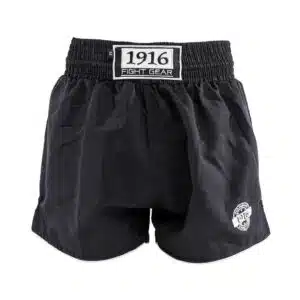 1916 Kickboksbroek Old School Zwart/Wit