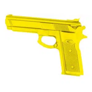 Rubber Pistool Geel