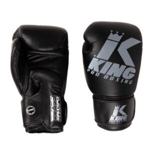 King Bokshandschoenen KPB/BG Platinum 7 Zwart/Grijs