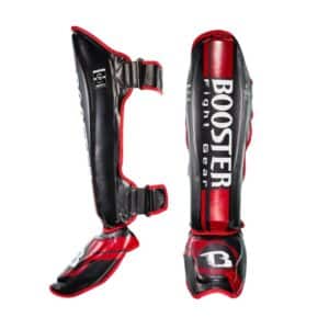 Booster Scheenbeschermers BSG V3 Zwart/Rood