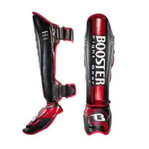 Booster Scheenbeschermers BSG V3 Zwart/Rood