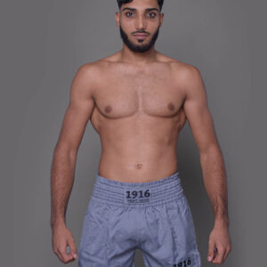 1916 Fight Gear Kickboksbroek Legend Light Grey/Black