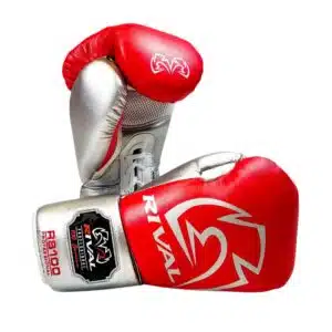Rival Bokshandschoen RS100 Rood/Zilver