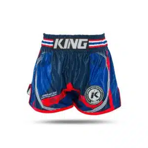 King Kickboksbroek Flag 2 Blauw