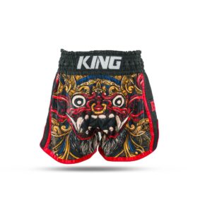 King Kickboksbroek KPB Baron Zwart/Rood