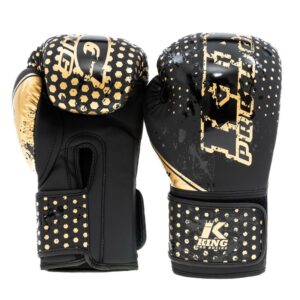 King Pro Boxing Bokshandschoenen Kids Hexagon Goud