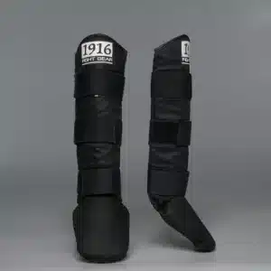 1916 Old School Velcro Scheenbeschermer Zwart