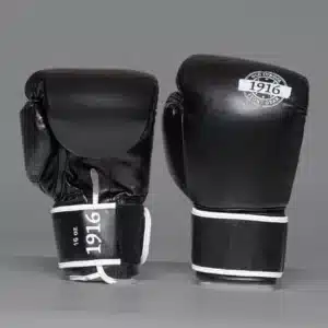1916 Bokshandschoen Premium PU Zwart/Wit