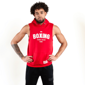1916 Fight Gear Sleeveless Hoodie Red