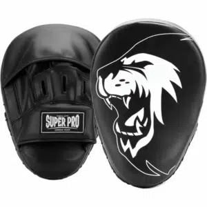 Super Pro Handpads Curved PU Zwart/Wit