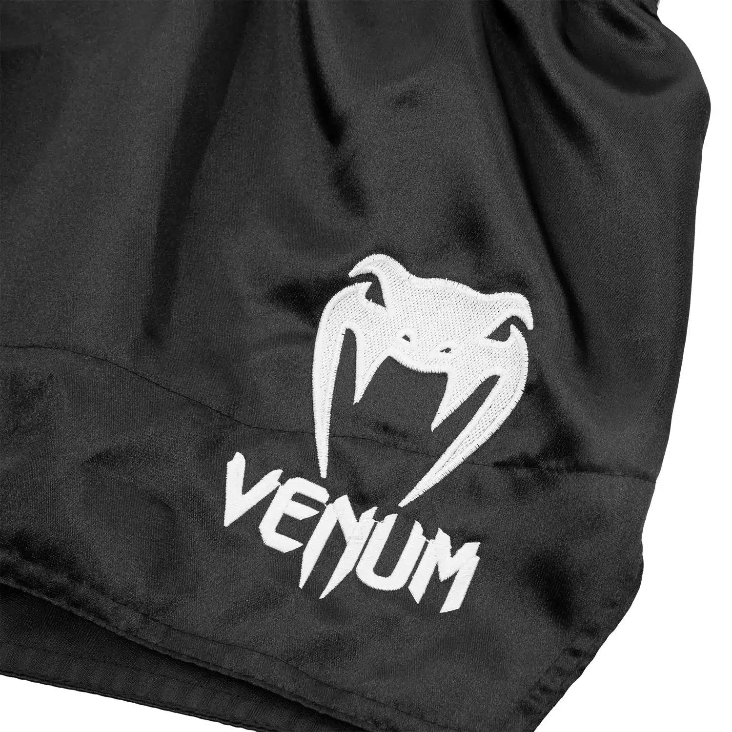 Venum Muay Thai Kickboksbroek Classic Zwart/Wit - Afbeelding 2
