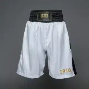 1916 Fight Gear Boksbroek Premium Elite  White/Black