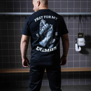 1916 Fight Gear T-Shirt Pray For My Enemies 2.0 Black