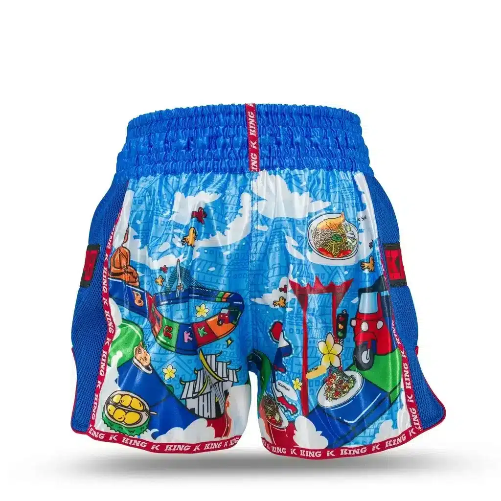 King Pro Boxing Kickboksbroek Thailand Blue - Afbeelding 6