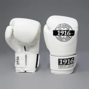 1916 Fight Gear Bokshandschoen Legend Pu Wit/Zwart
