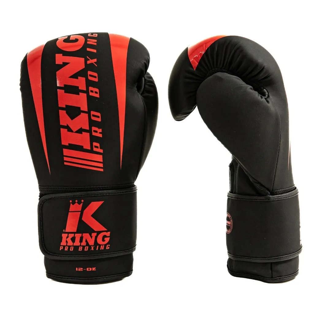 King Bokshandschoenen KPB/BG Revo 8 Black/Red - Afbeelding 2
